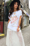 Rose power graphic tee