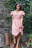 Floral chiffon dress