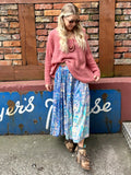 Pink knit jumper