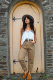 Desert tan  mom jeans