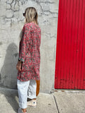Paisley button up kimono