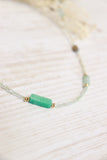 Rectangle beaded necklace