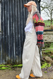 Barrel leg jeans (Cream)