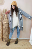 Aztec tassel cardigan