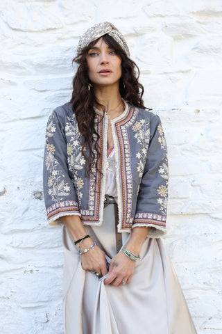 Boho embroidered jacket