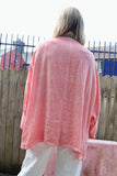 Pink linen Blouse