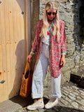 Paisley button up kimono