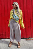 Taupe flowy trousers