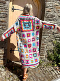 Granny square kimono cardigan