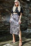 Chunky sequin skirt (Silver)