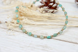 Amazonite beaded necklace