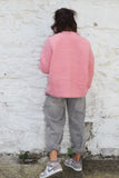 Pink fluffy tie Jacket