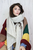Soft knit scarf (Beige)