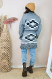 Aztec tassel cardigan