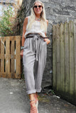 Linen trousers (Grey)