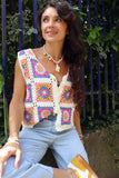 Conch shell charm necklace