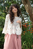 Scalloped crochet top