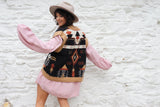 Aztec knit vest