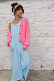 Soft knit cardigan (Baby pink)