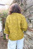 Quilted olive jacket