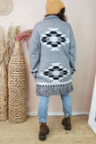 Aztec tassel cardigan