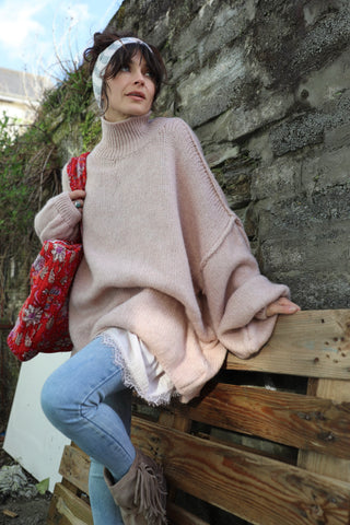Oversized Dusty pink jumper