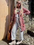 Paisley button up kimono