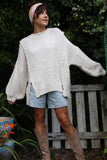 Soft knit cream jumper