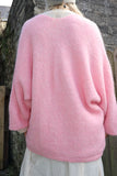 Soft knit pink cardigan
