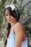 Blue/green jungle silky scarf