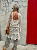 Circle crochet tunic