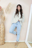 Beige soft knit sweater