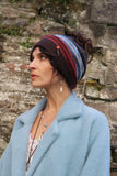 Multiway stripe beanie (Blue)