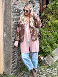 Floral quilted jacket