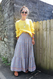 Mosaic printed skirt