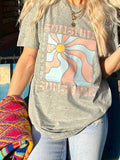 Pastel sunshine graphic tee