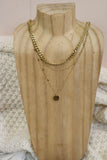 Tiered disc necklace (Gold)