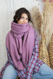 Soft knit scarf (Mauve)