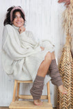 Knit leg warmers (Taupe)