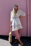 Floral lace tunic (Ecru)