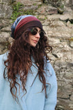 Multiway stripe beanie (Blue)