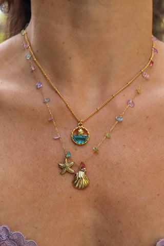 Turquoise sea necklace