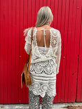 Circle crochet tunic