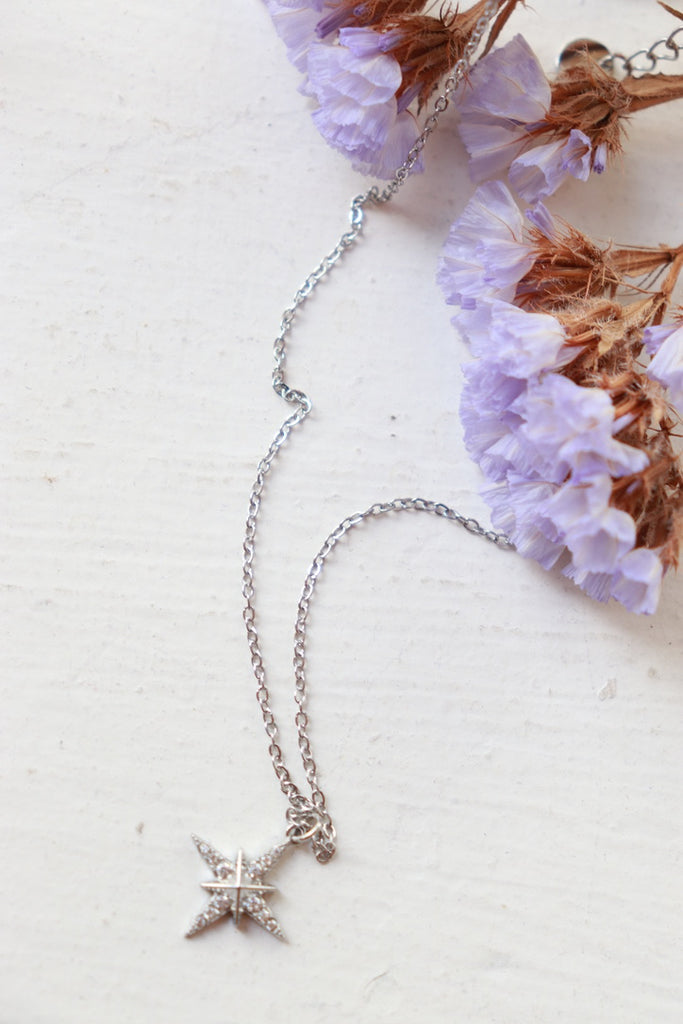 North star necklace (Silver)