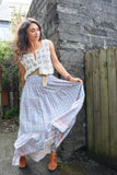 Mosaic printed skirt