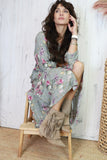 Taupe fringe boots