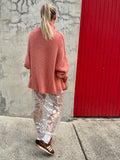 Sheer sequin skirt