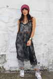 Asymmetrical lace dress