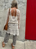 Circle crochet tunic