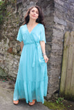 Turquoise floaty dress